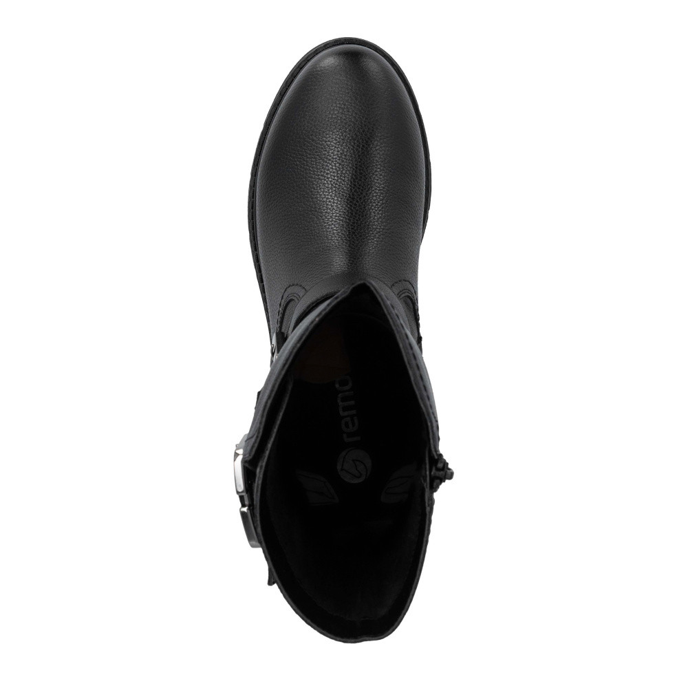 detail Dámské kozačky REMONTE D3980-00 černá W5