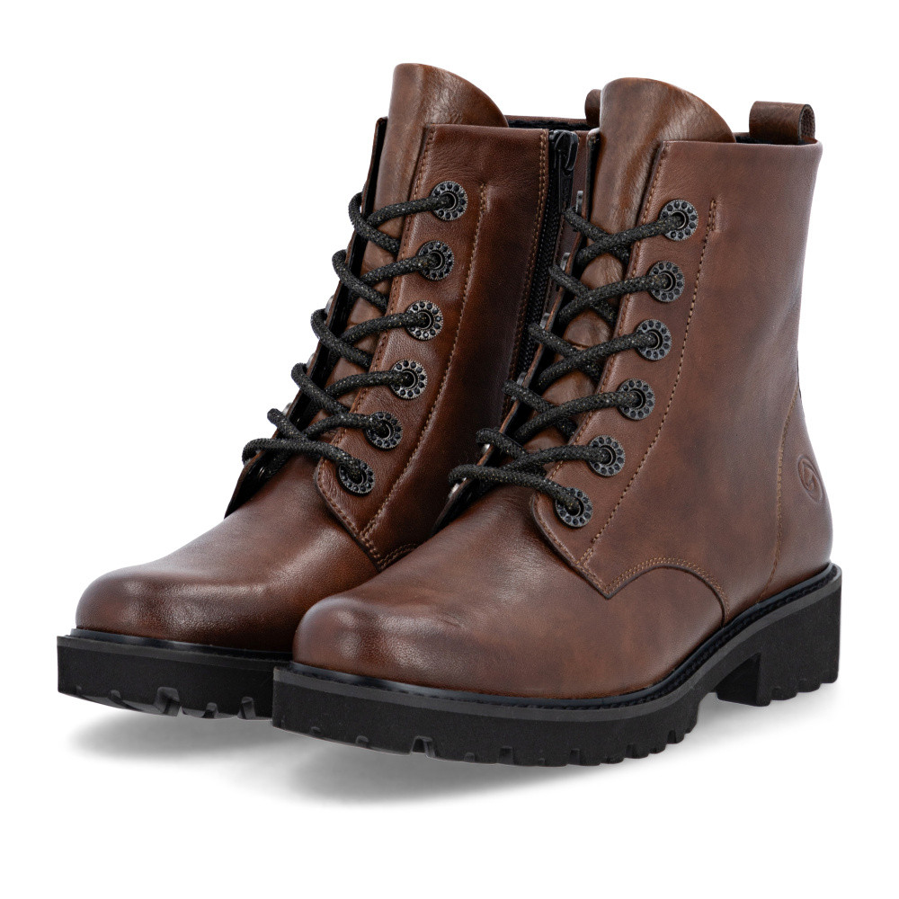 detail Dámská kotníková obuv REMONTE D8653-22 hnědá W5