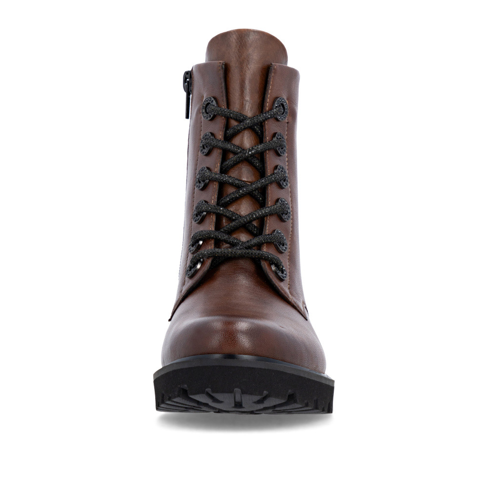 detail Dámská kotníková obuv REMONTE D8653-22 hnědá W5