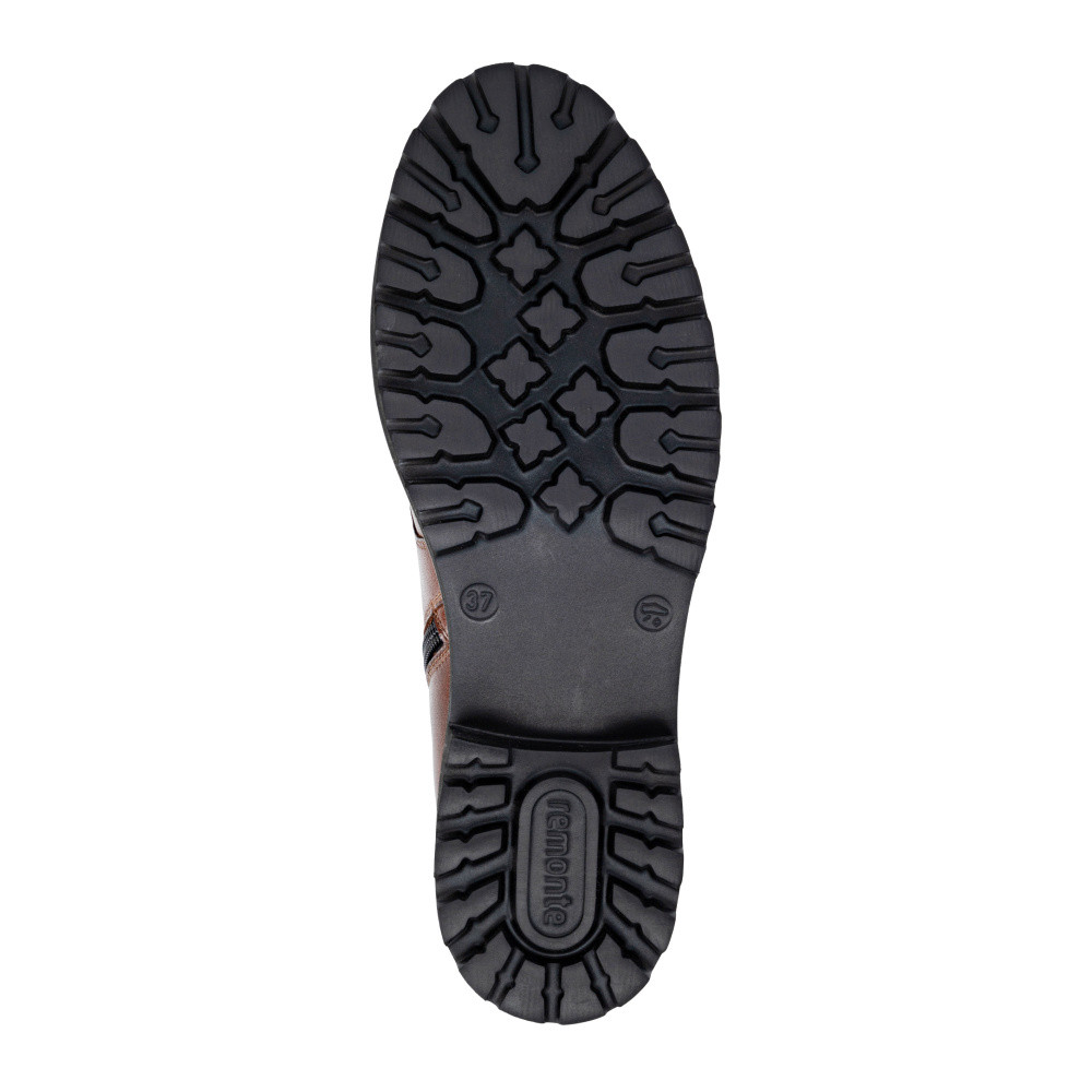 detail Dámská kotníková obuv REMONTE D8653-22 hnědá W5