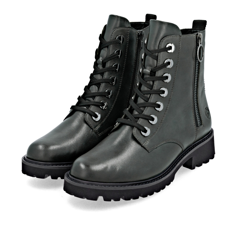 detail Dámská kotníková obuv REMONTE D8671-56 zelená W5