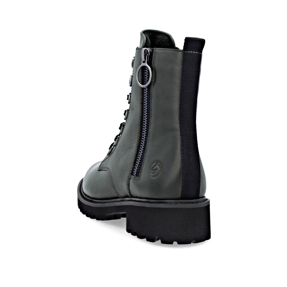 detail Dámská kotníková obuv REMONTE D8671-56 zelená W5