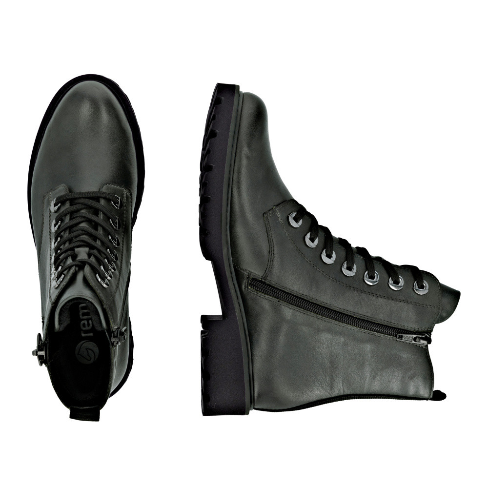 detail Dámská kotníková obuv REMONTE D8671-56 zelená W5