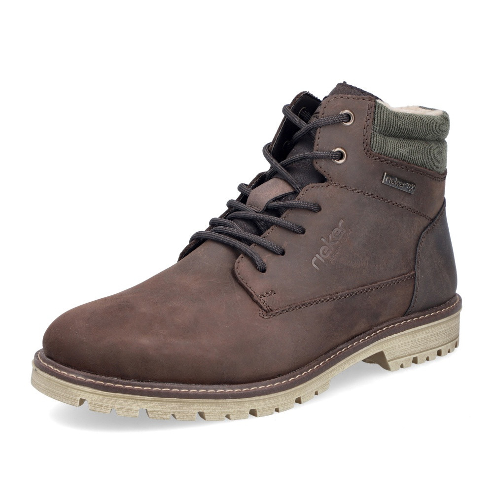 detail Pánská kotníková obuv RIEKER F3621-25 hnědá W5