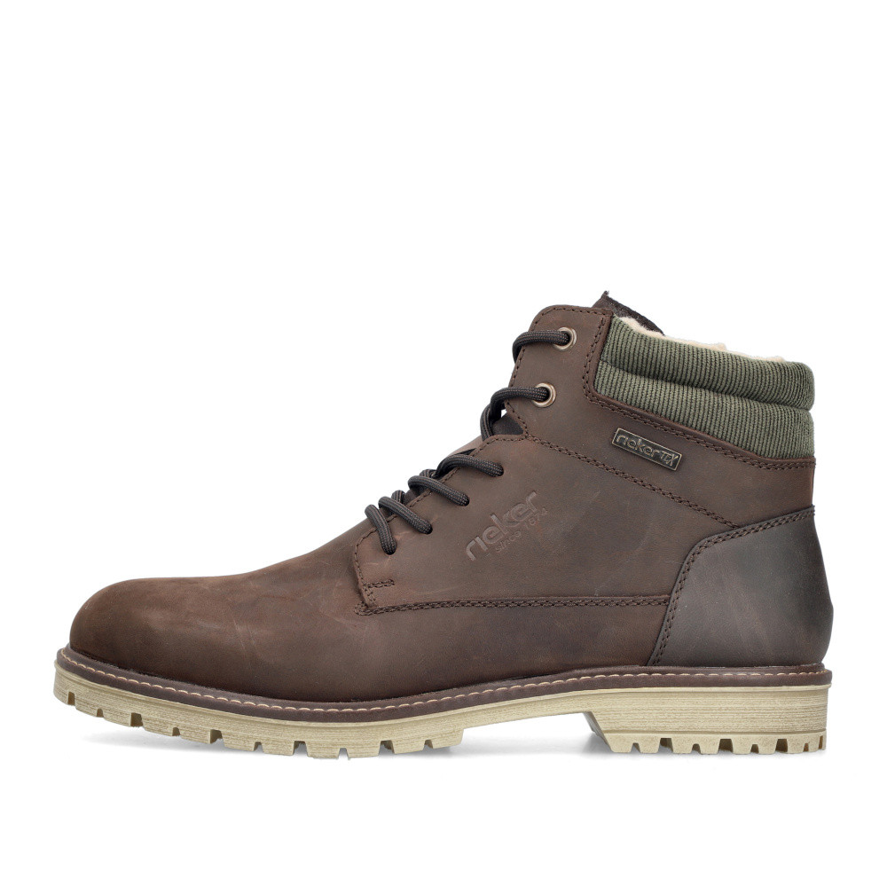 detail Pánská kotníková obuv RIEKER F3621-25 hnědá W5