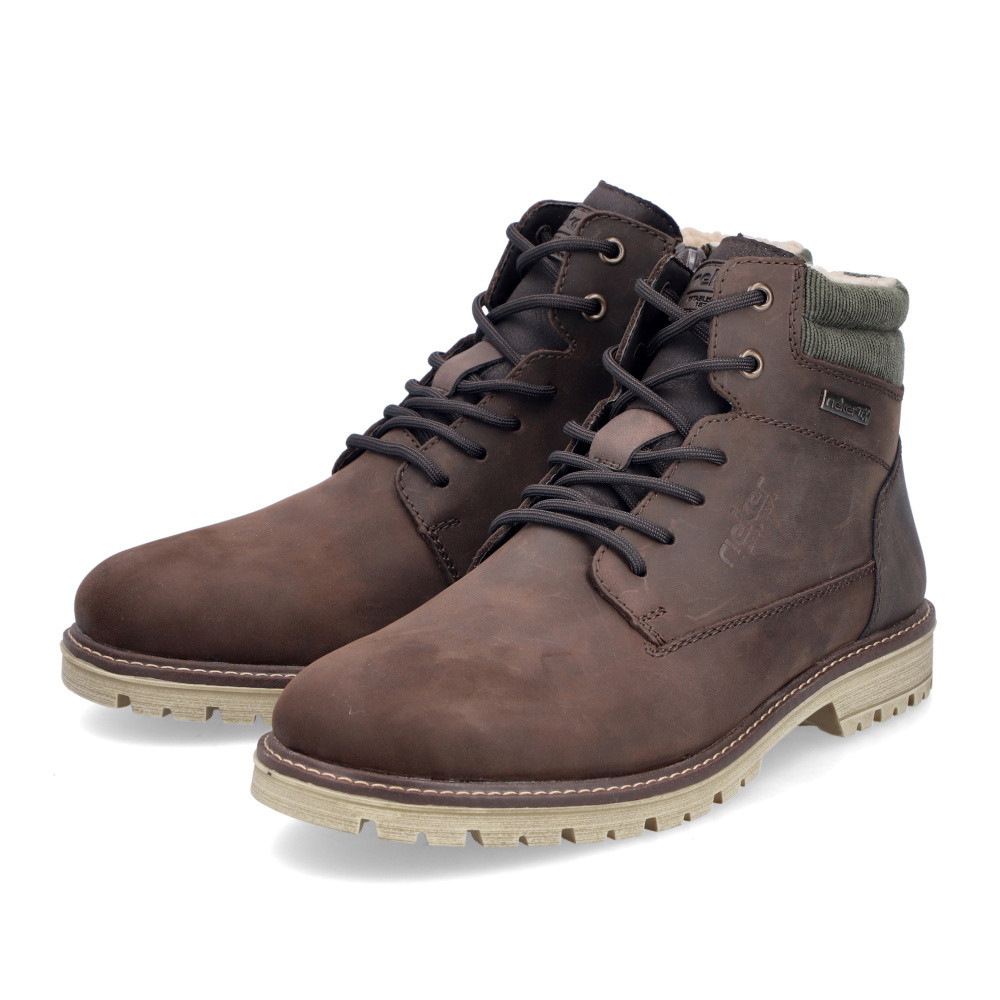 detail Pánská kotníková obuv RIEKER F3621-25 hnědá W5
