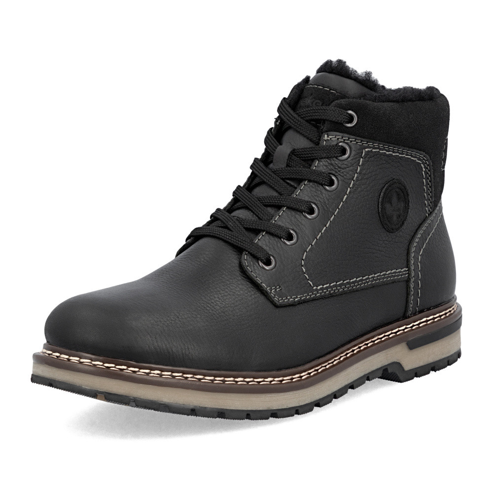 detail Pánská kotníková obuv RIEKER F3842-00 černá W5