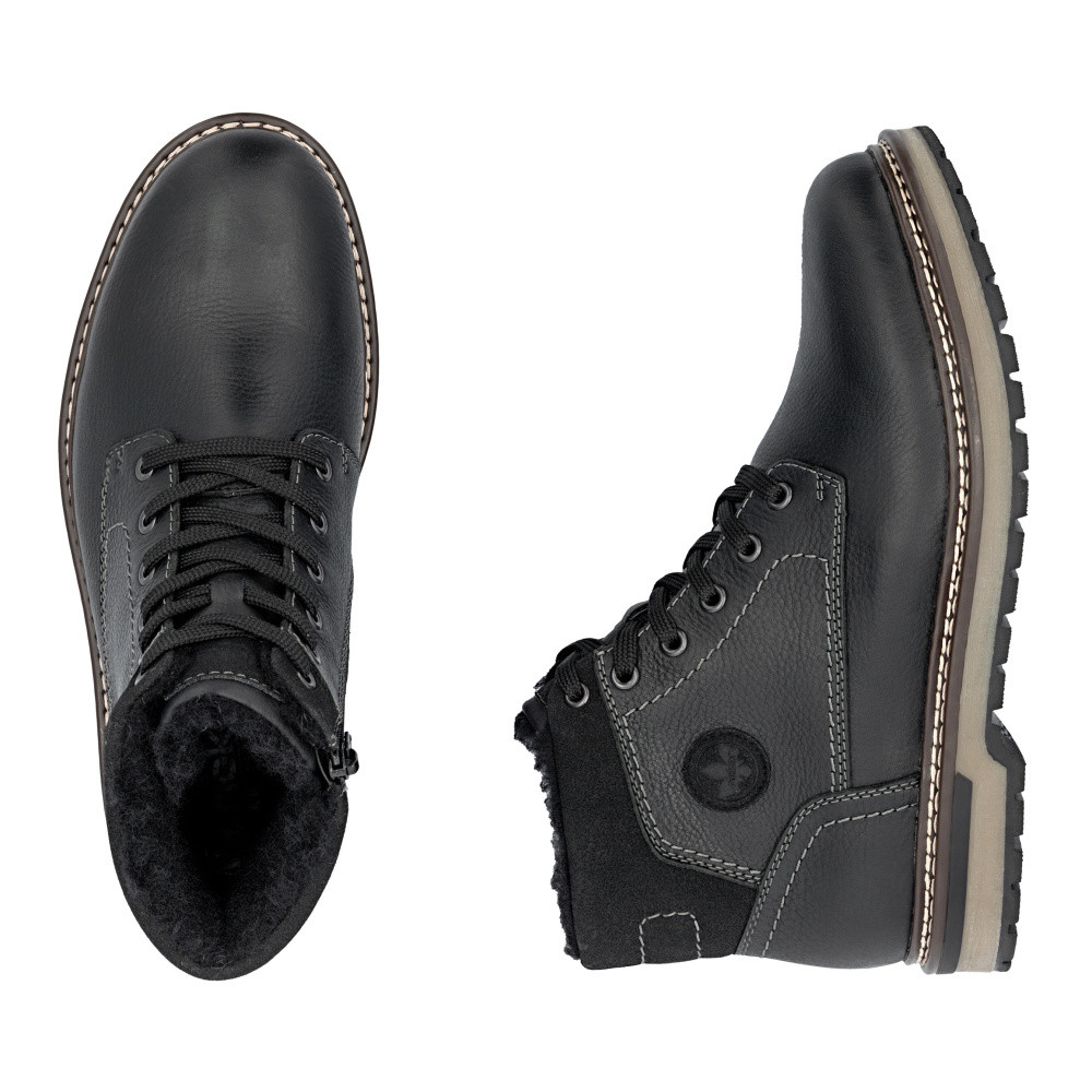 detail Pánská kotníková obuv RIEKER F3842-00 černá W5