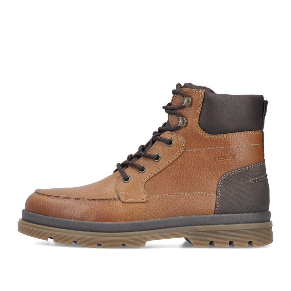 detail Pánská kotníková obuv RIEKER F7041-22 hnědá W5