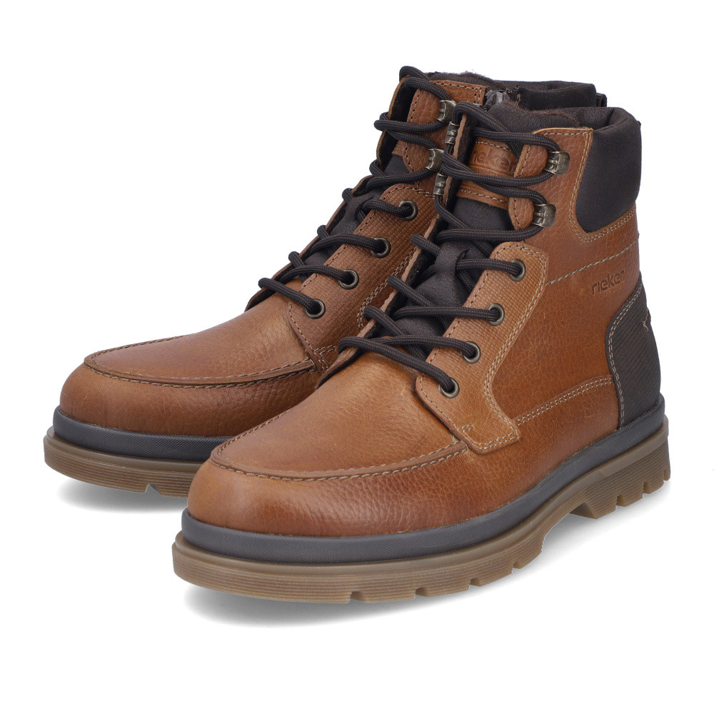 detail Pánská kotníková obuv RIEKER F7041-22 hnědá W5