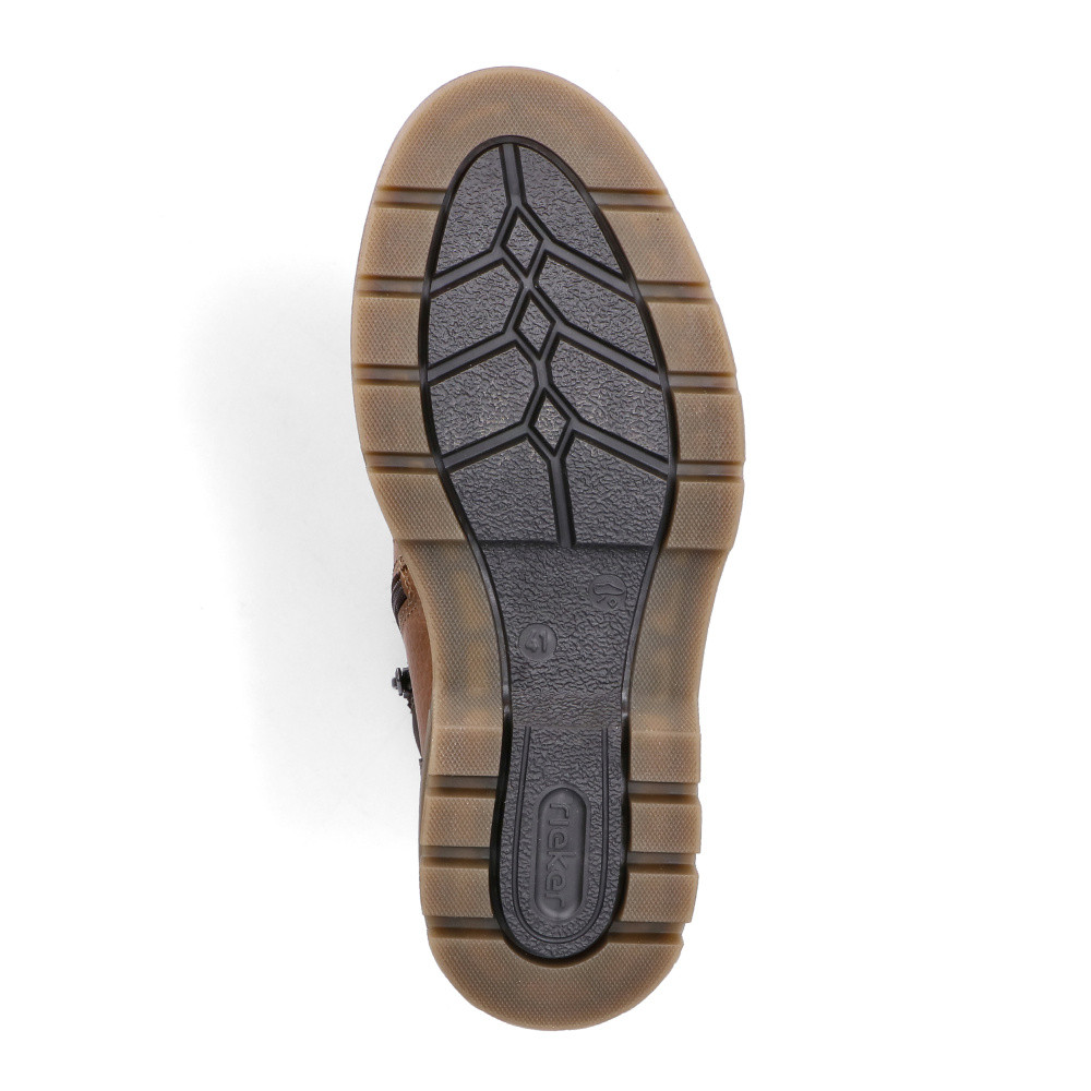 detail Pánská kotníková obuv RIEKER F7041-22 hnědá W5