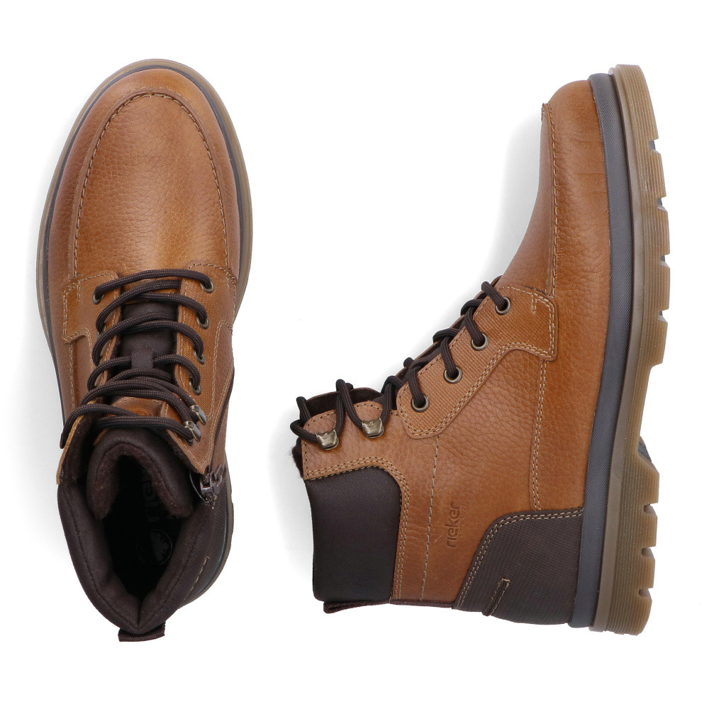 detail Pánská kotníková obuv RIEKER F7041-22 hnědá W5