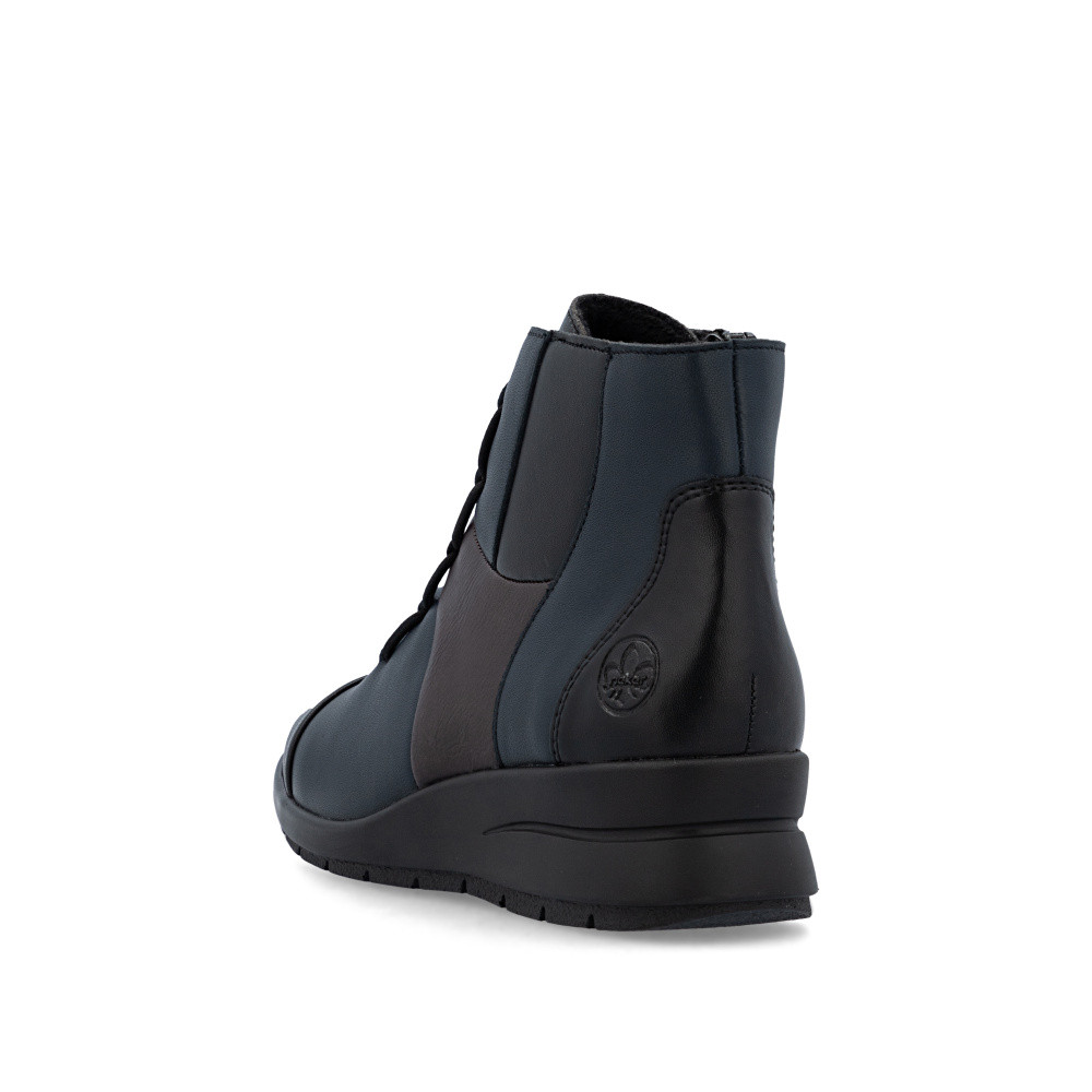 detail Dámská kotníková obuv RIEKER L4858-14 modrá W5