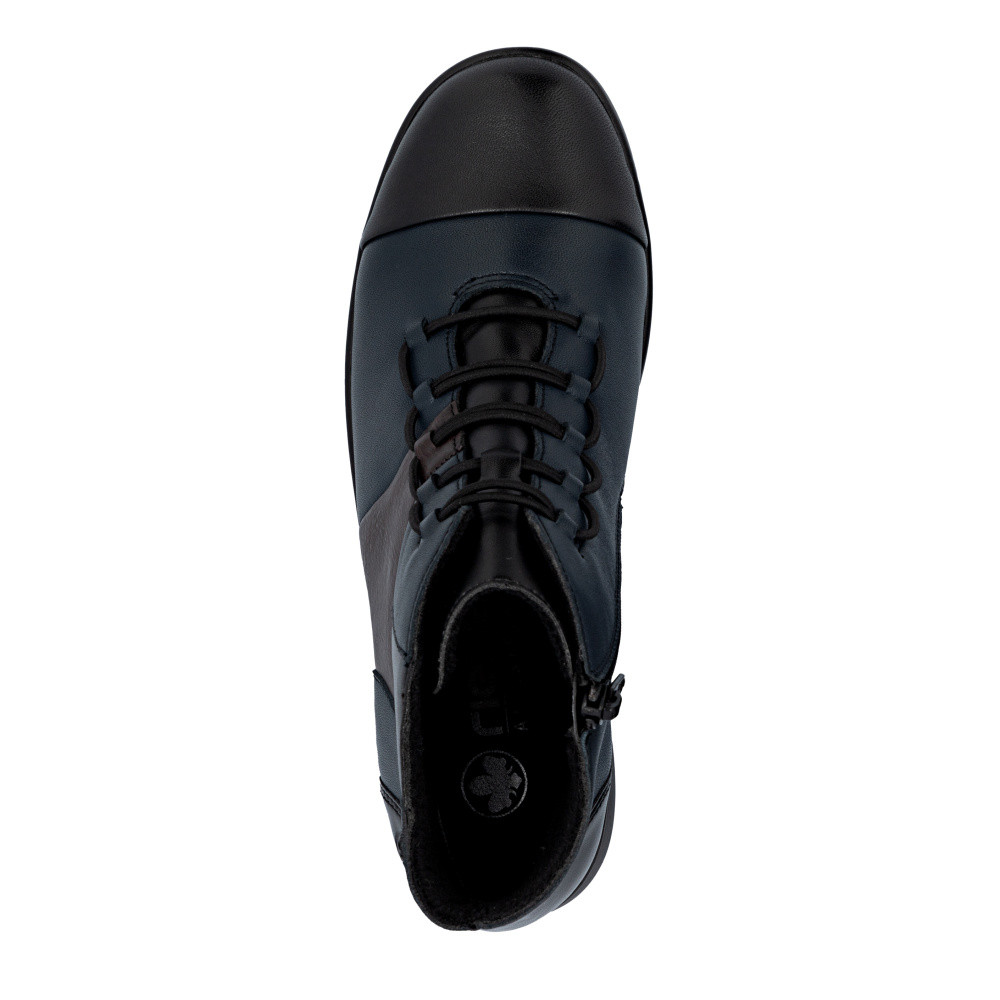 detail Dámská kotníková obuv RIEKER L4858-14 modrá W5