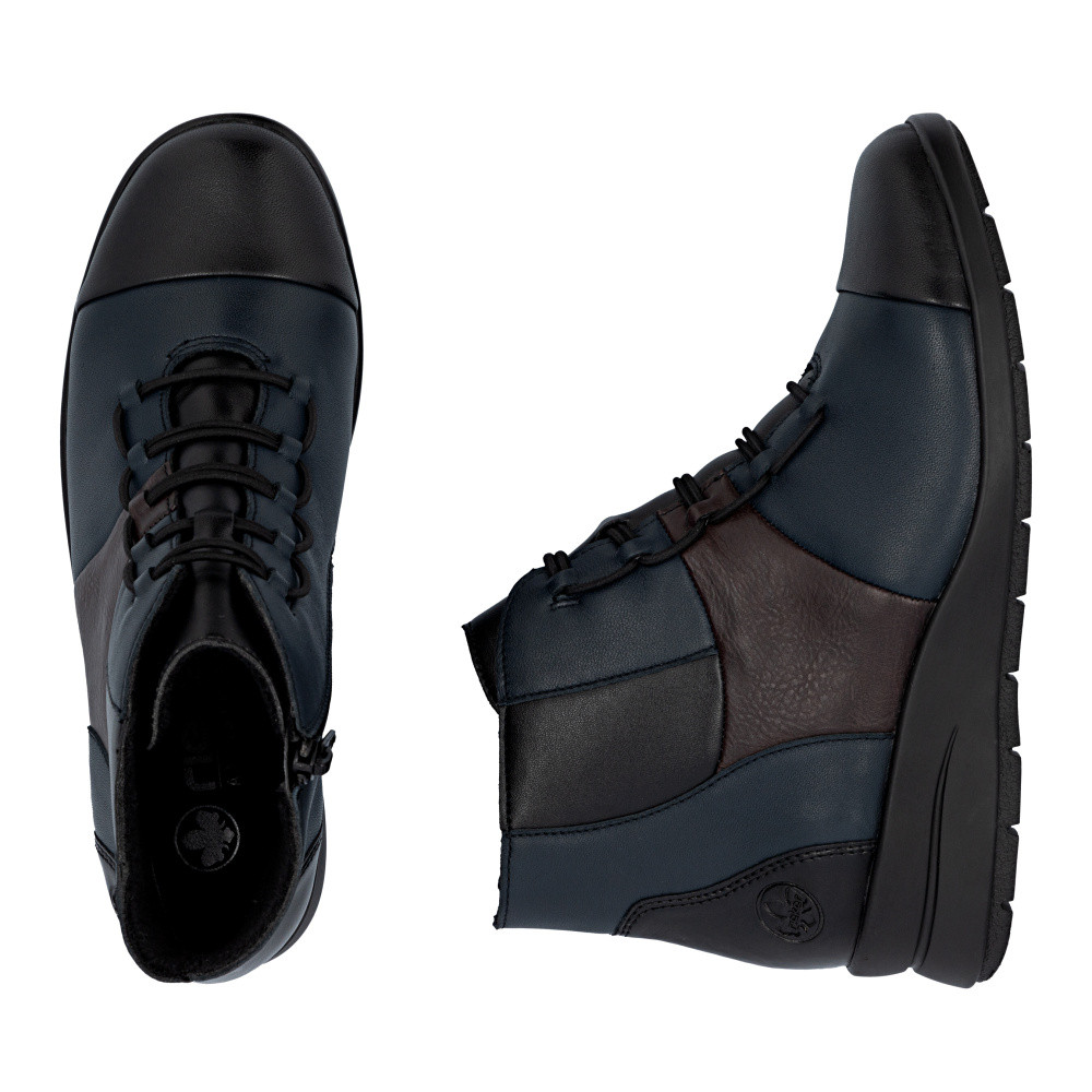 detail Dámská kotníková obuv RIEKER L4858-14 modrá W5