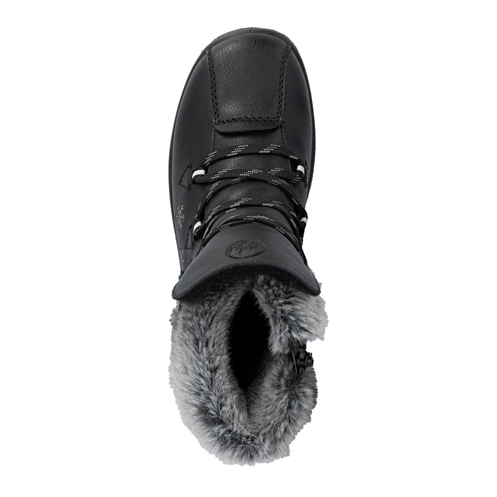 detail Dámská kotníková obuv RIEKER L7106-00 černá W5