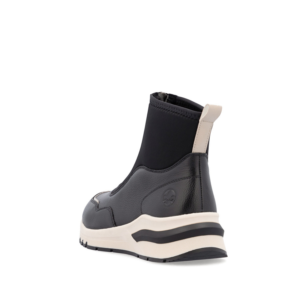 detail Dámská kotníková obuv RIEKER M6663-00 černá W5