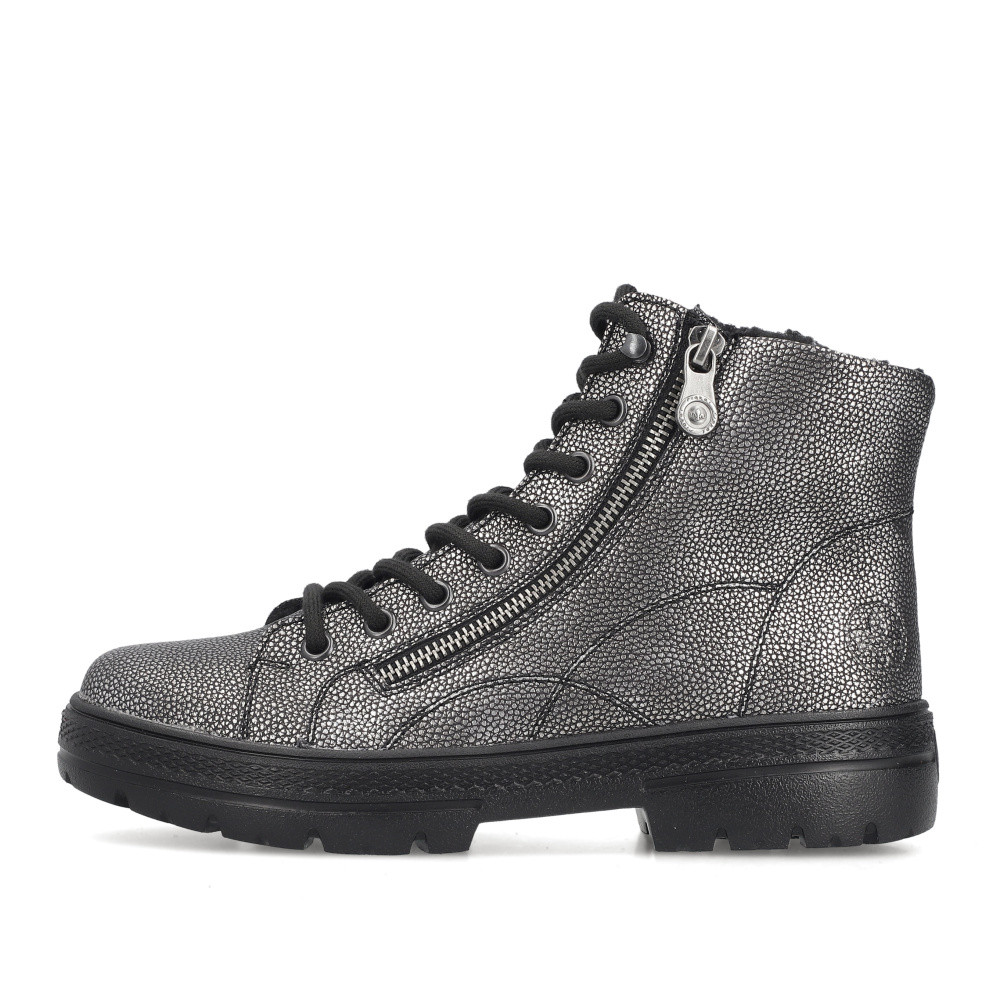 detail Dámská kotníková obuv RIEKER N0031-90 šedá W5