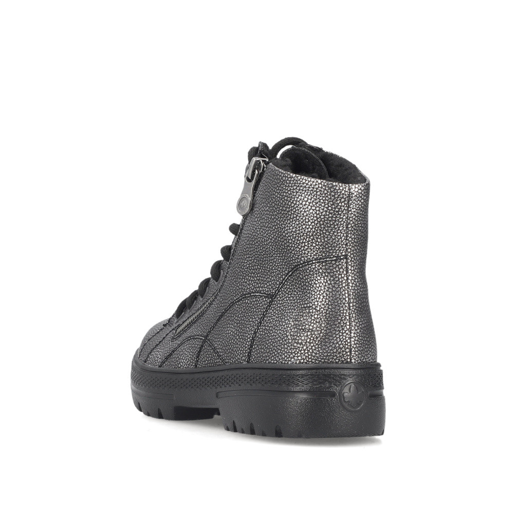 detail Dámská kotníková obuv RIEKER N0031-90 šedá W5