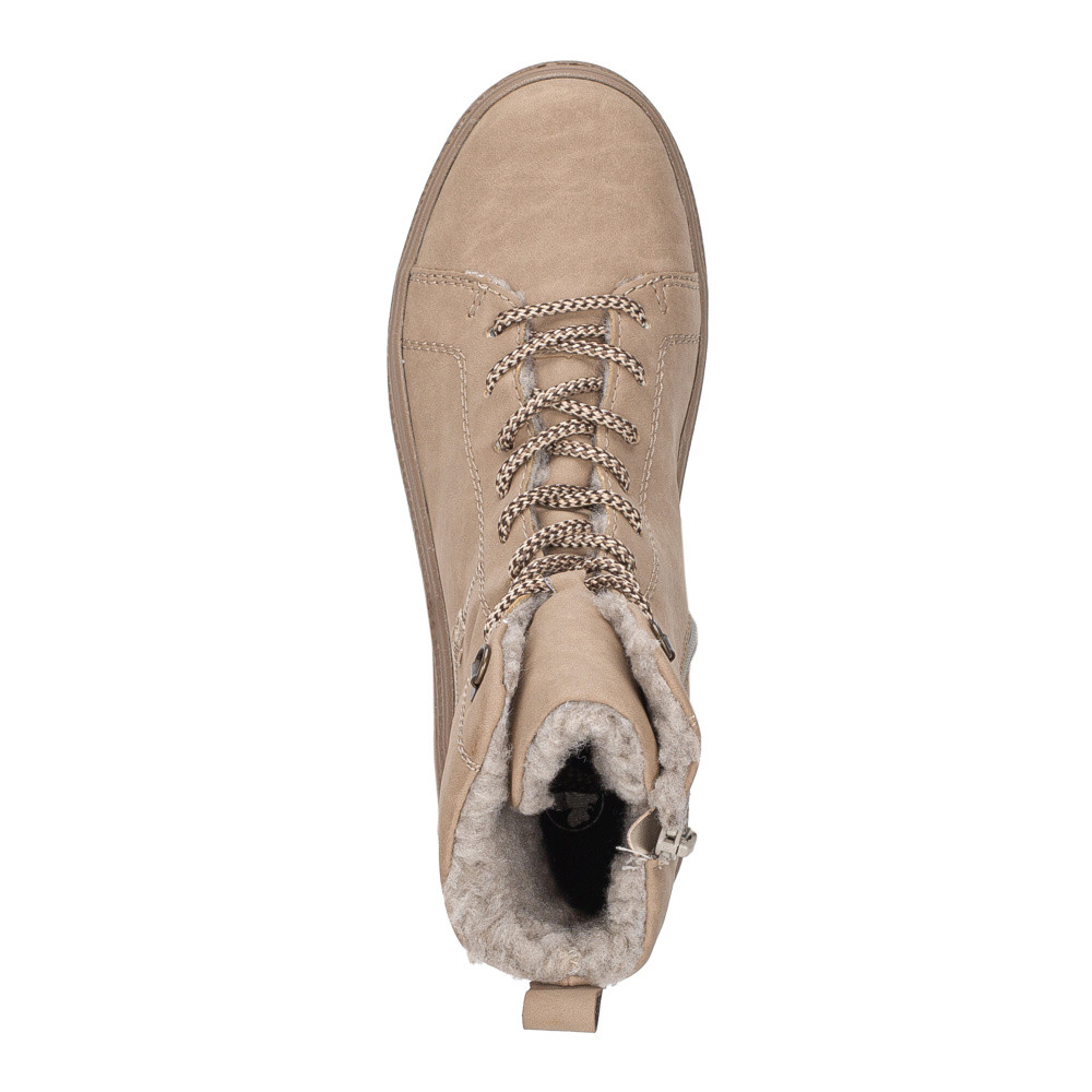 detail Dámská kotníková obuv RIEKER N0036-20 béžová W5