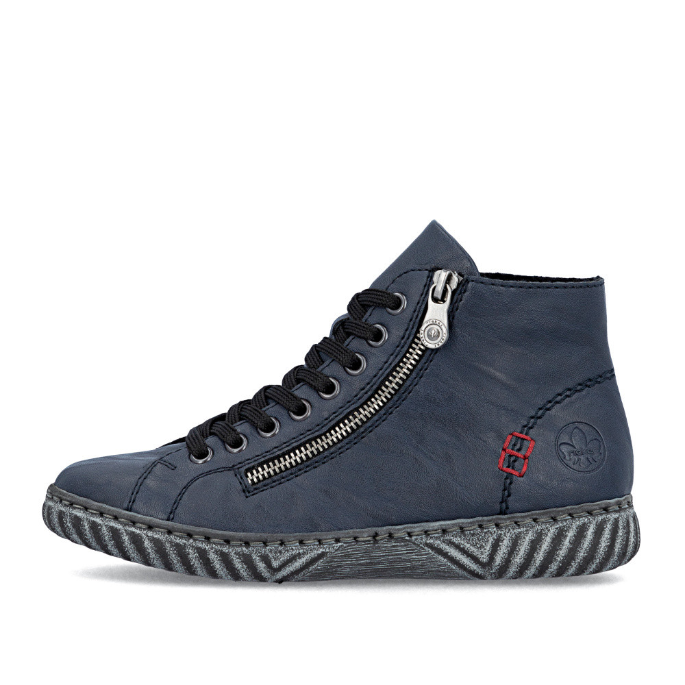 detail Dámská kotníková obuv RIEKER N0921-14 modrá W5