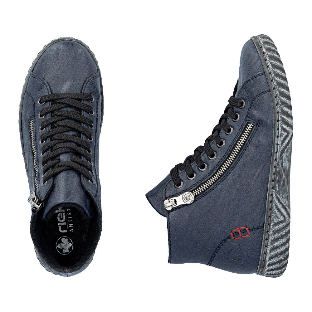 detail Dámská kotníková obuv RIEKER N0921-14 modrá W5