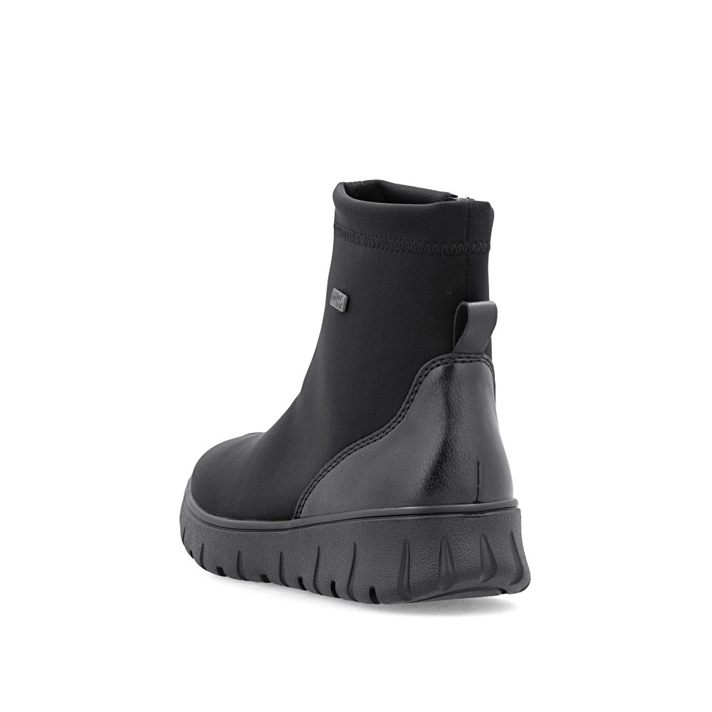 detail Dámská kotníková obuv RIEKER N1352-00 černá W5