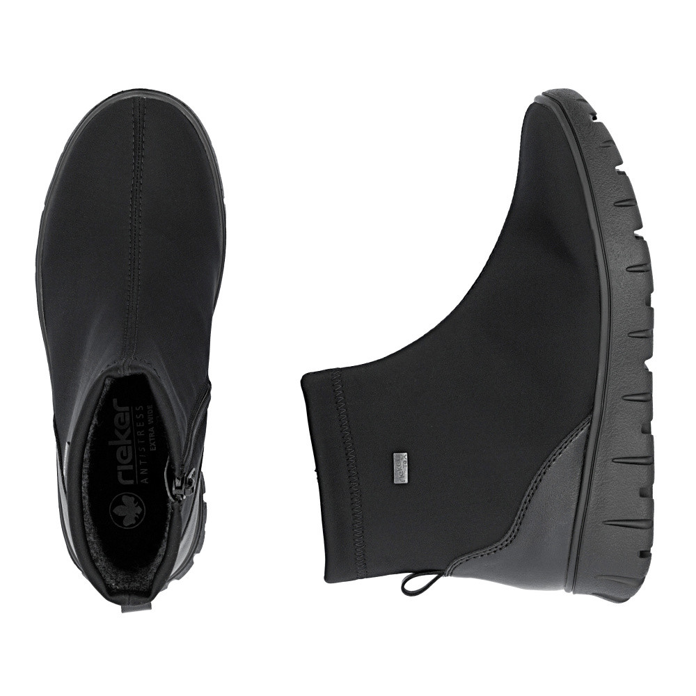 detail Dámská kotníková obuv RIEKER N1352-00 černá W5