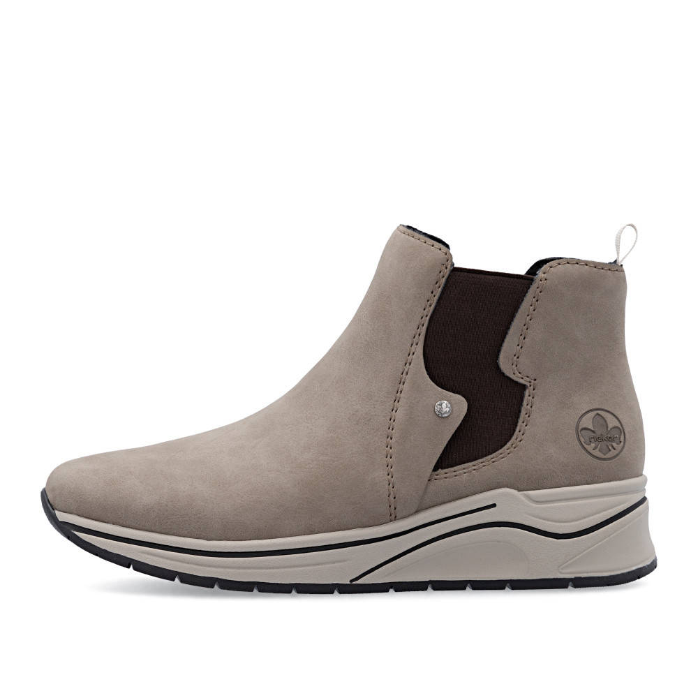 detail Dámská kotníková obuv RIEKER N9561-64 béžová W5