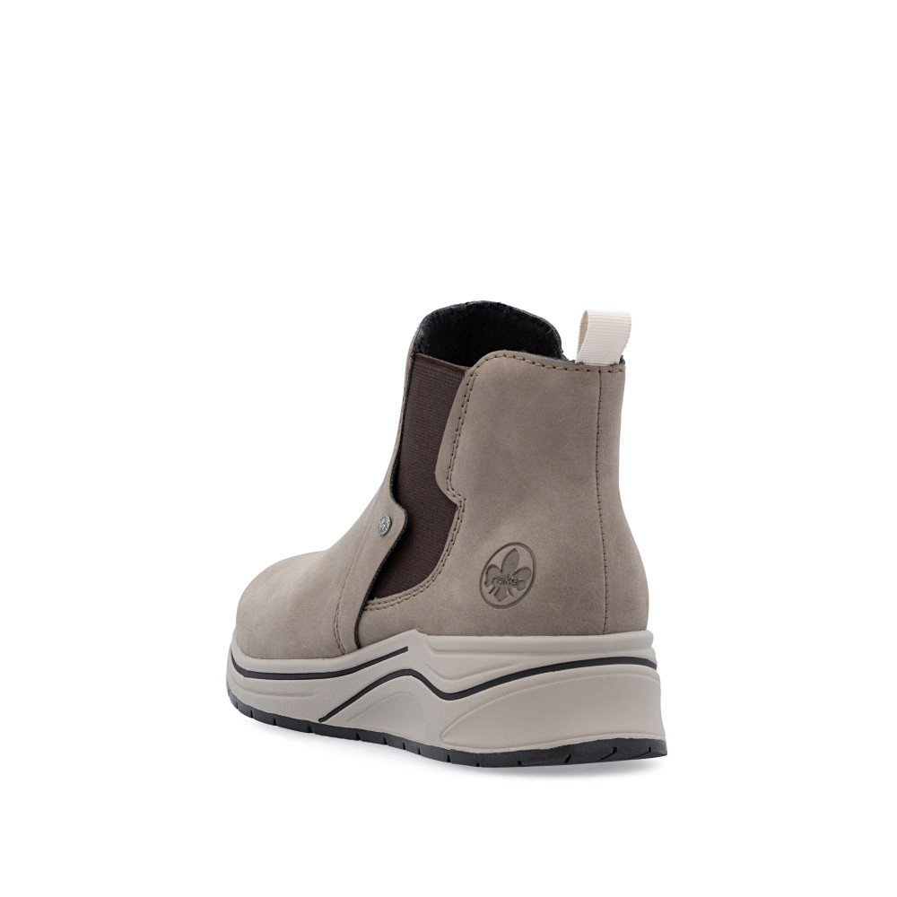 detail Dámská kotníková obuv RIEKER N9561-64 béžová W5