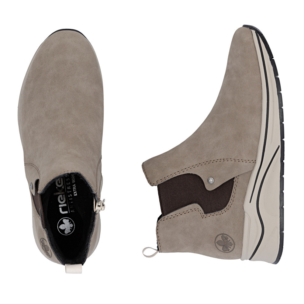 detail Dámská kotníková obuv RIEKER N9561-64 béžová W5