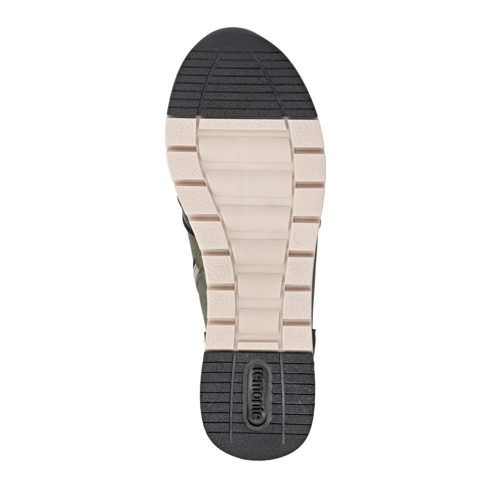 detail Dámská kotníková obuv REMONTE R6774-55 zelená W5