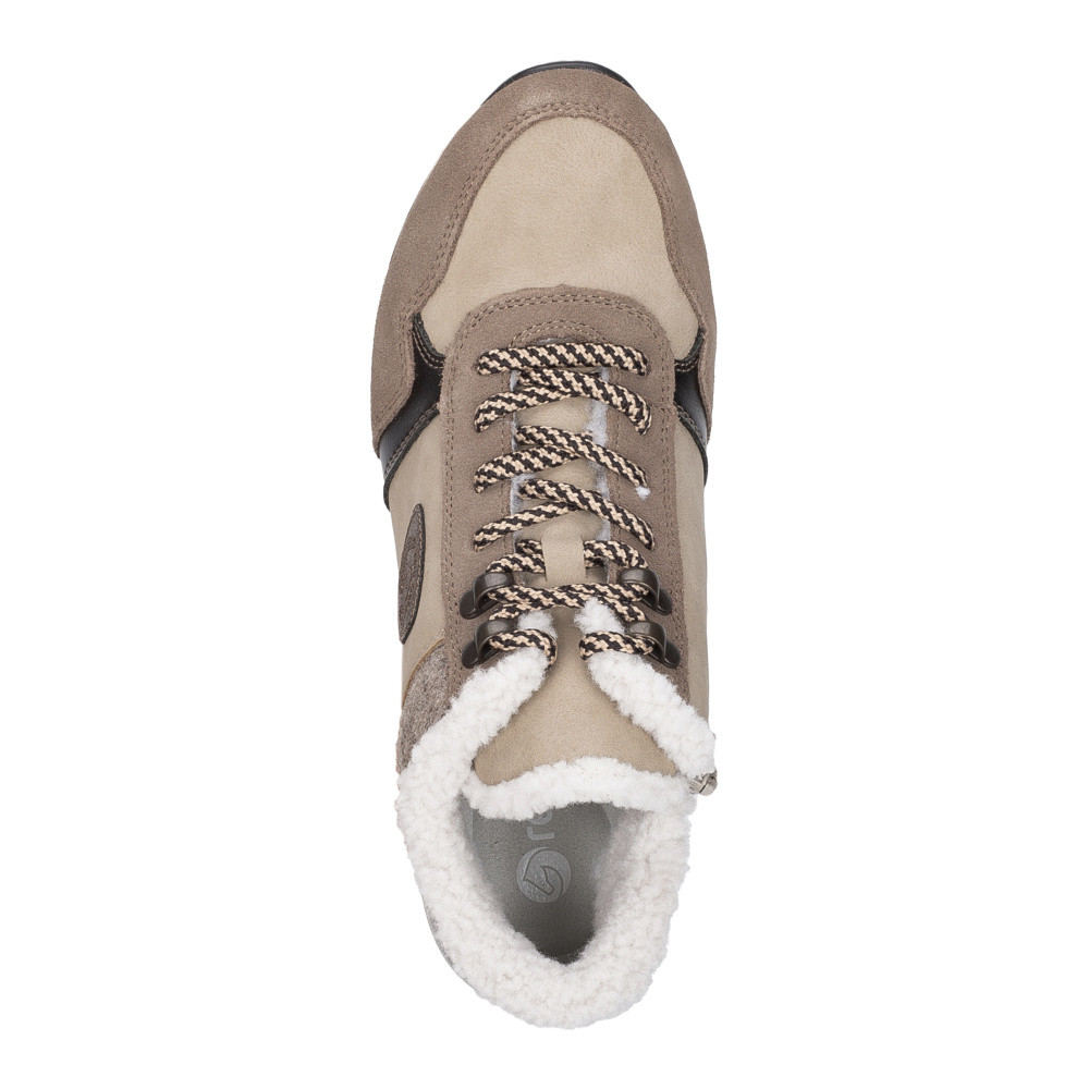 detail Dámská kotníková obuv REMONTE R6774-65 béžová W5