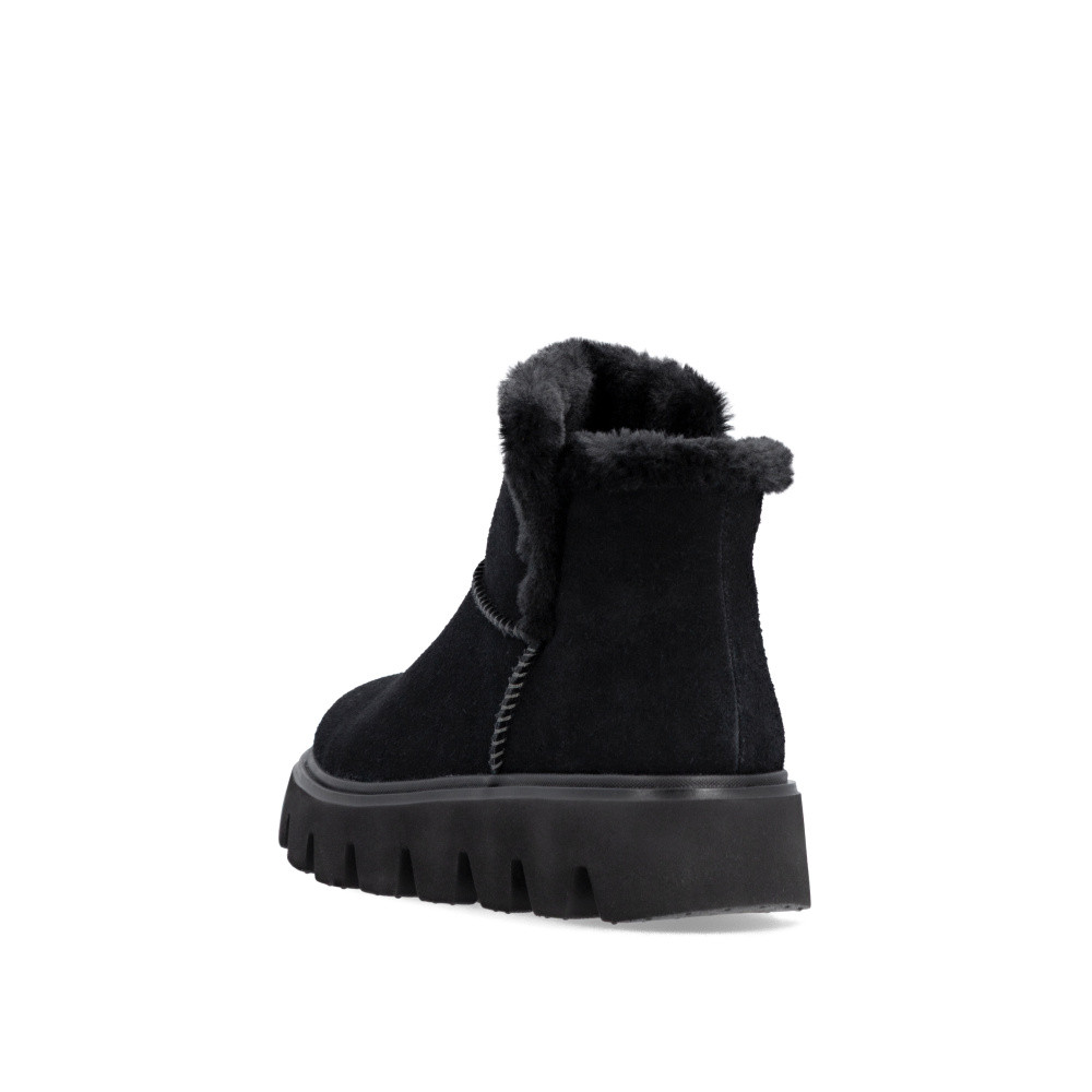 detail Dámská kotníková obuv RIEKER W2071-00 černá W5