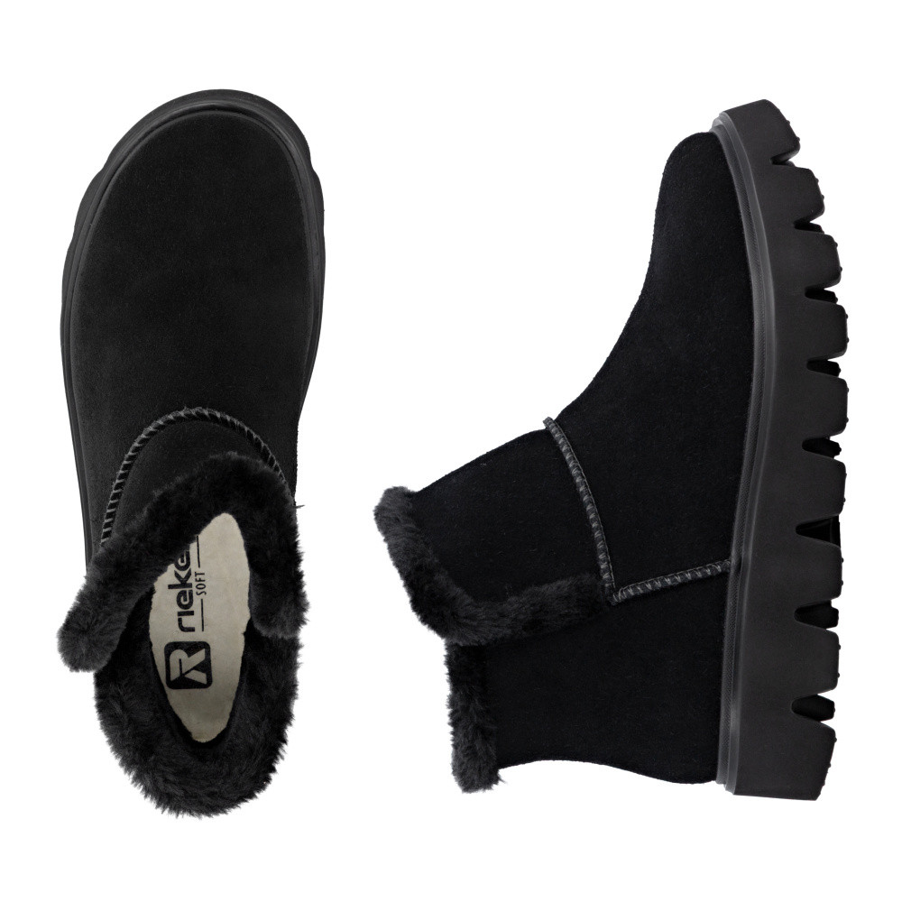 detail Dámská kotníková obuv RIEKER W2071-00 černá W5