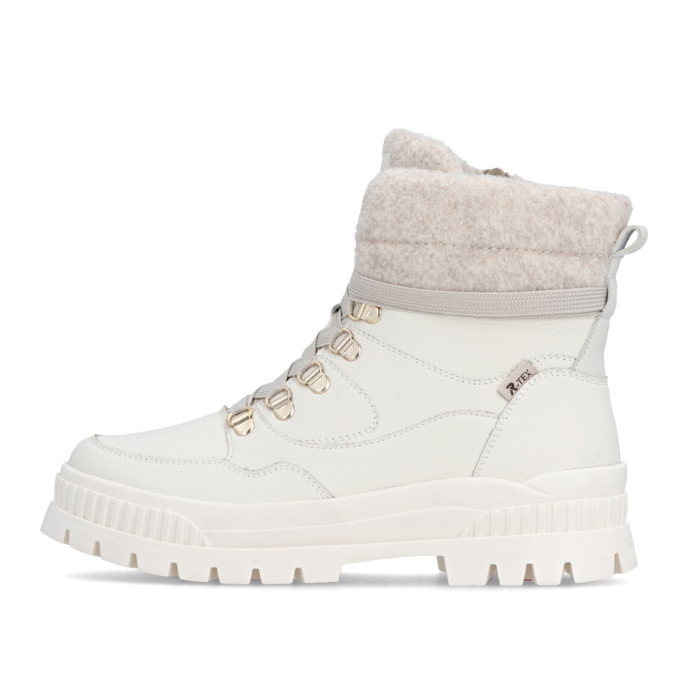 detail Dámská kotníková obuv RIEKER W2171-81 bílá W5