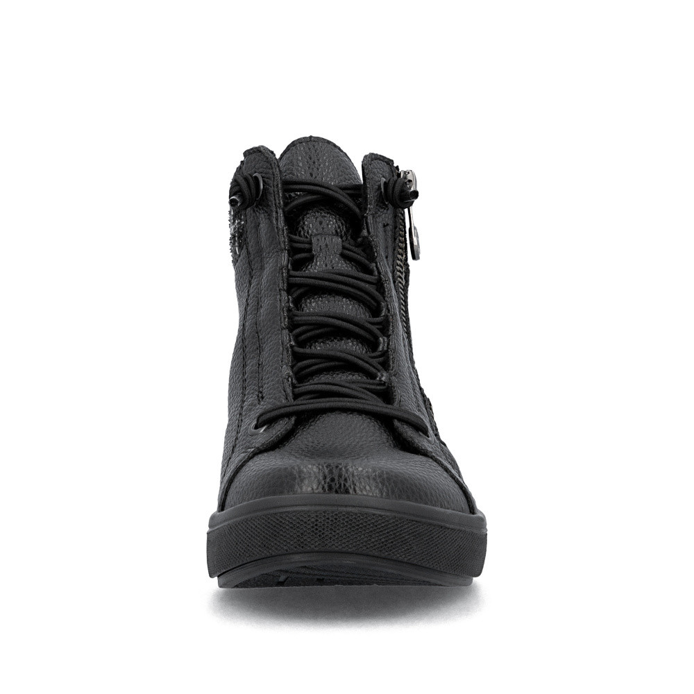 detail Dámská kotníková obuv RIEKER X0750-00 černá W5