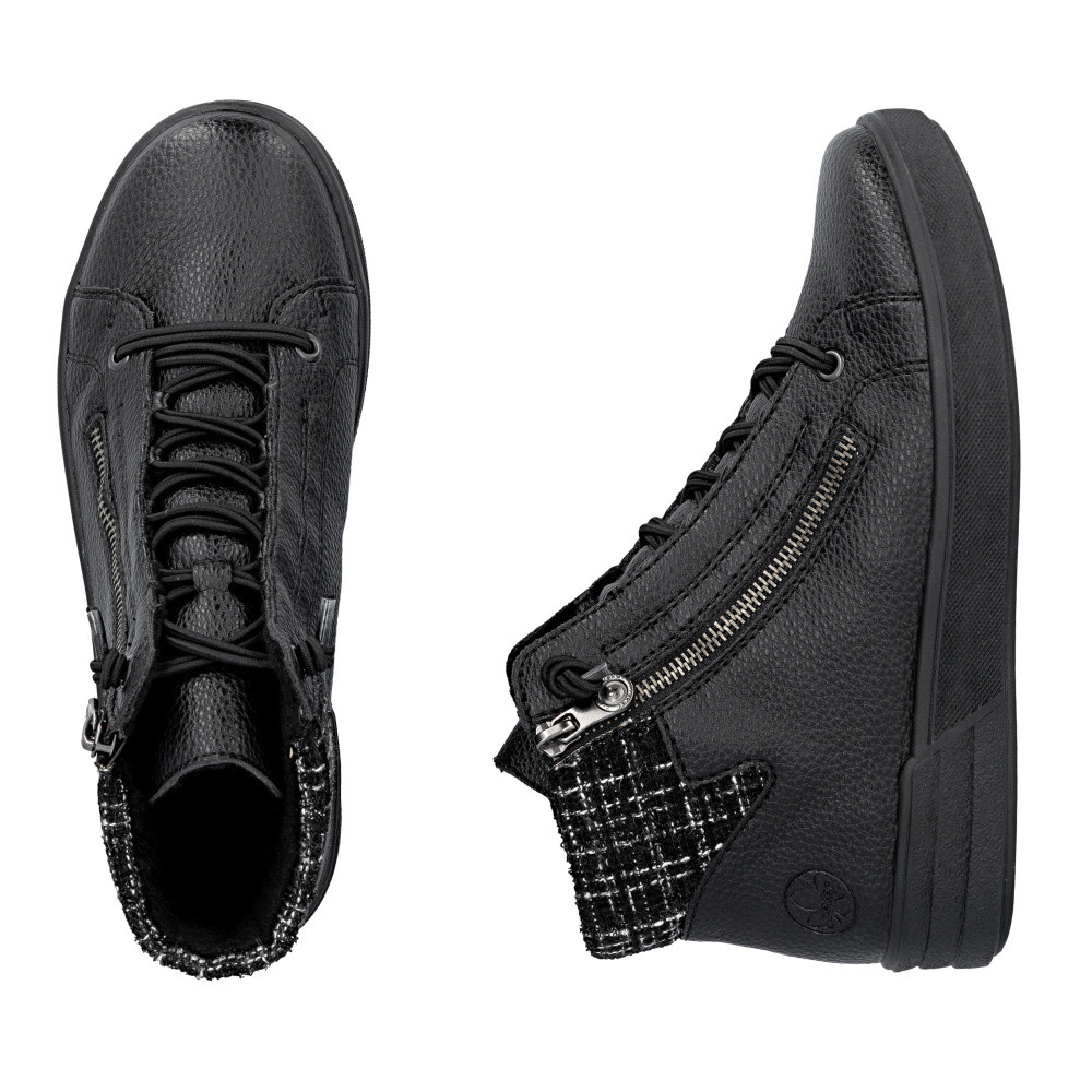 detail Dámská kotníková obuv RIEKER X0750-00 černá W5