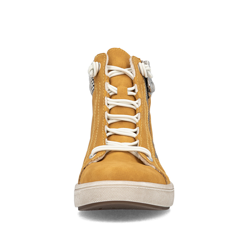 detail Dámská kotníková obuv RIEKER X0750-68 žlutá W5