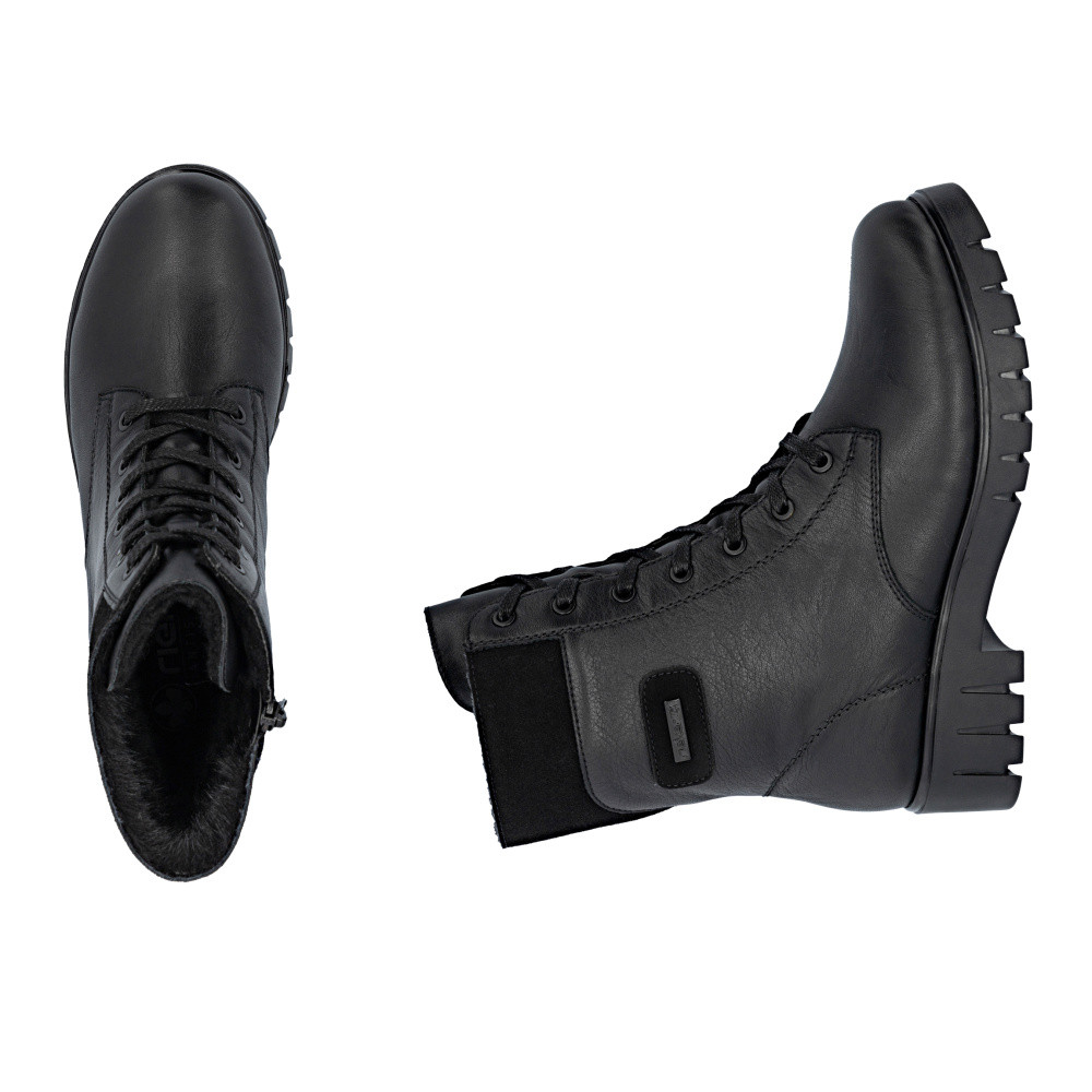 detail Dámská kotníková obuv RIEKER X2602-00 černá W5