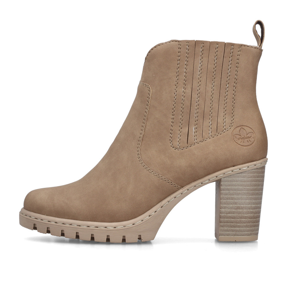 detail Dámská kotníková obuv RIEKER Y2571-20 béžová W5