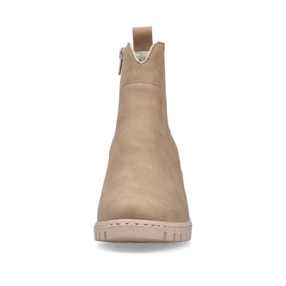 detail Dámská kotníková obuv RIEKER Y2571-20 béžová W5