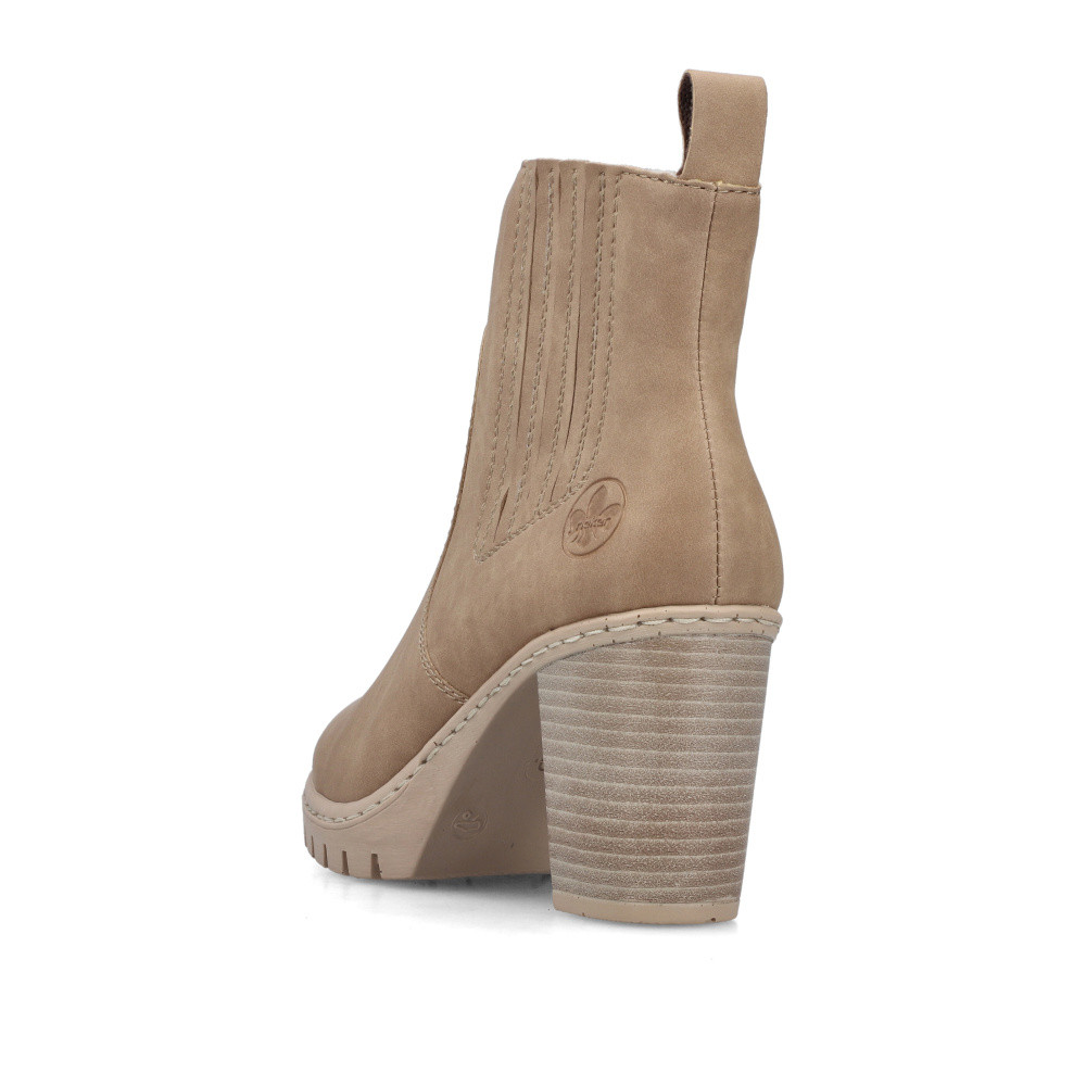 detail Dámská kotníková obuv RIEKER Y2571-20 béžová W5