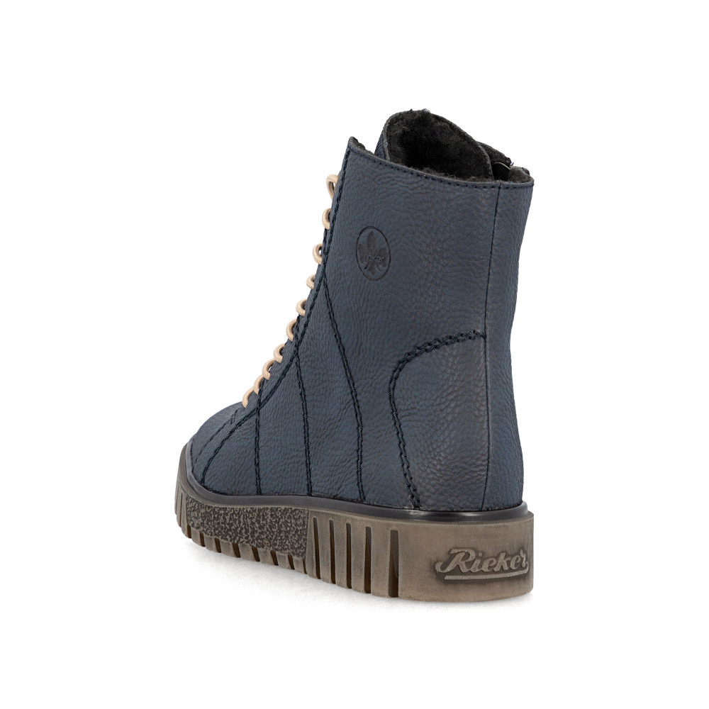 detail Dámská kotníková obuv RIEKER Y3420-14 modrá W5