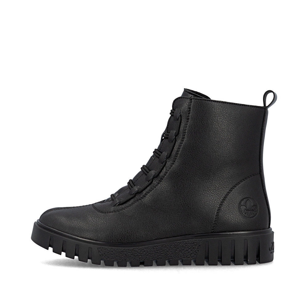 detail Dámská kotníková obuv RIEKER Y3474-00 černá W5