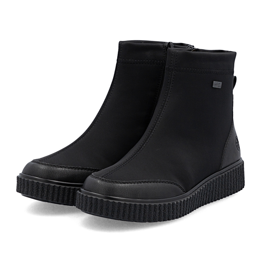 detail Dámská kotníková obuv RIEKER Y4353-00 černá W5