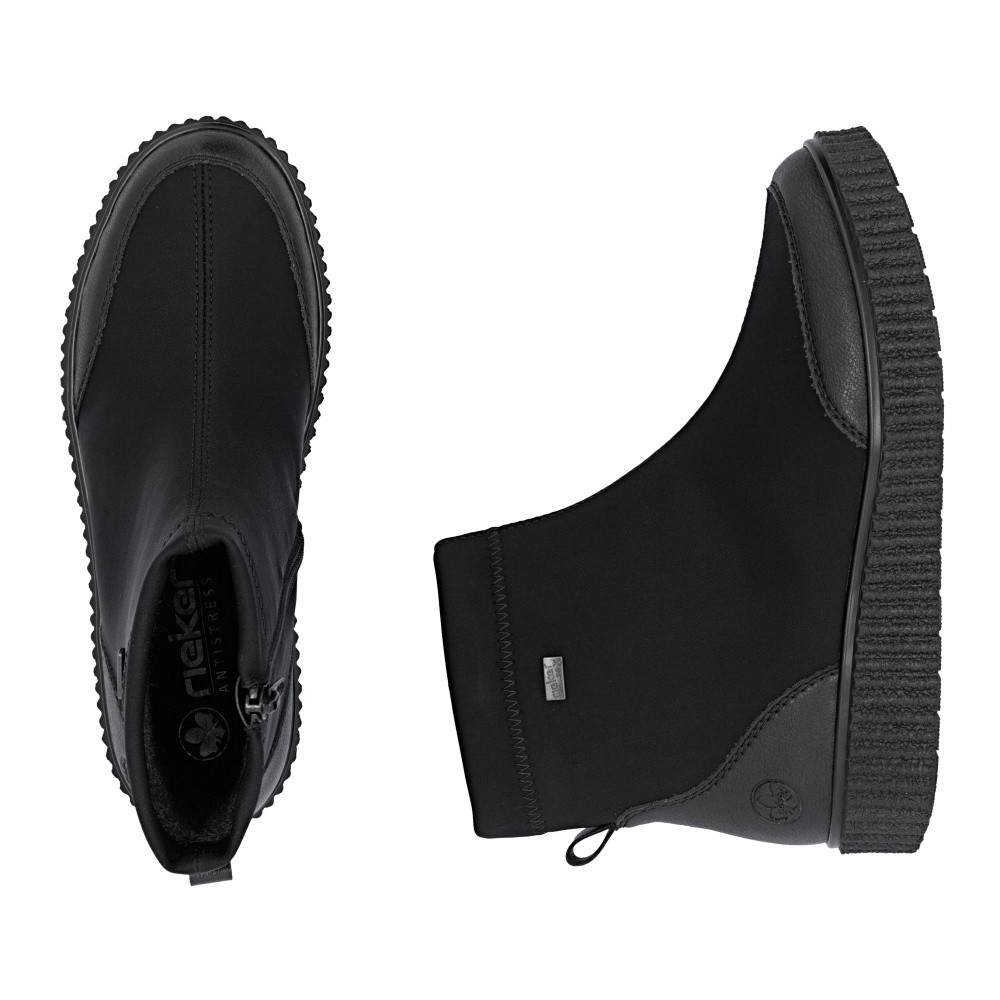 detail Dámská kotníková obuv RIEKER Y4353-00 černá W5