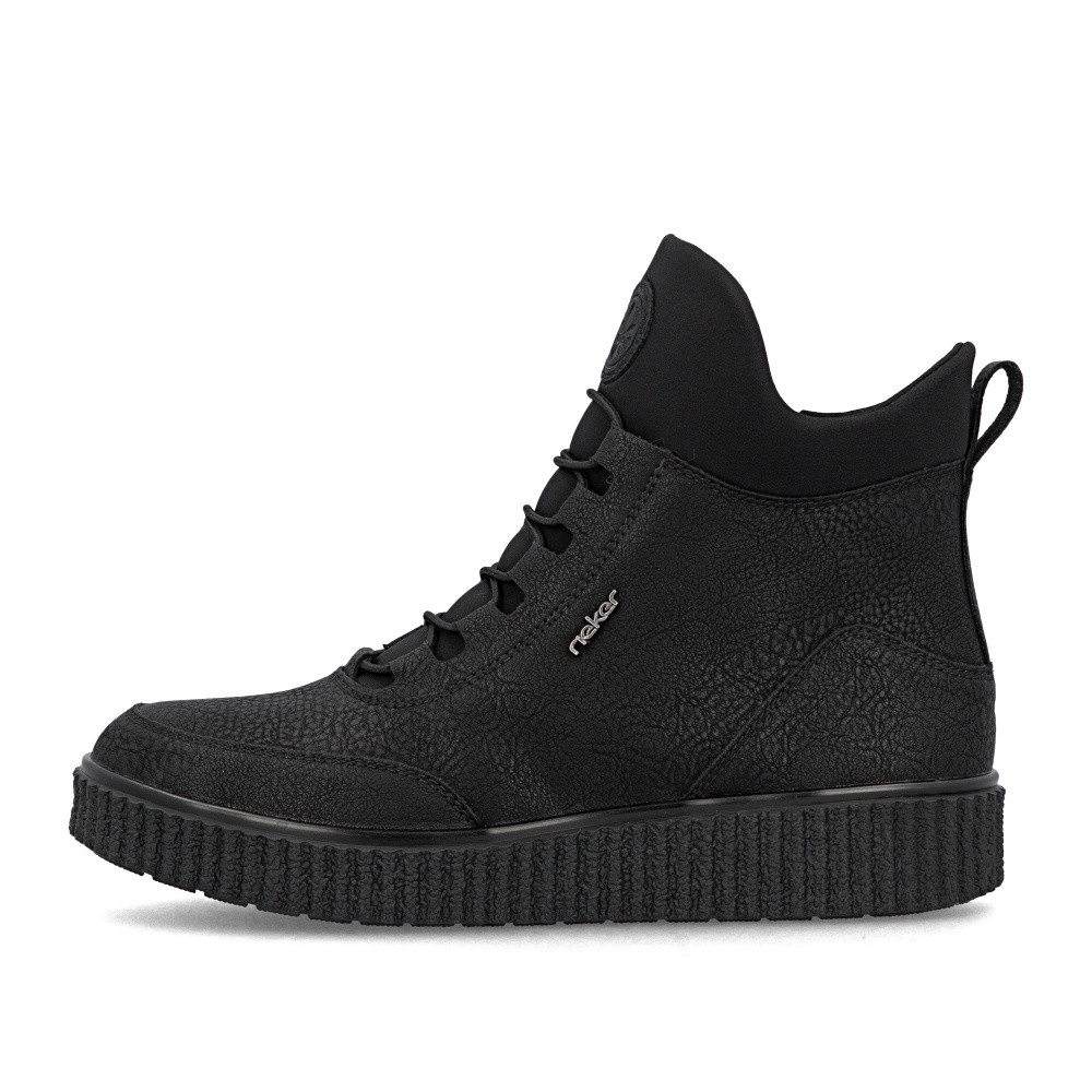 detail Dámská kotníková obuv RIEKER Y4363-00 černá W5