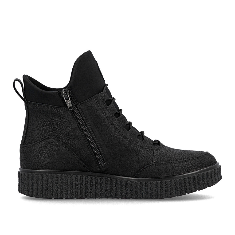 detail Dámská kotníková obuv RIEKER Y4363-00 černá W5