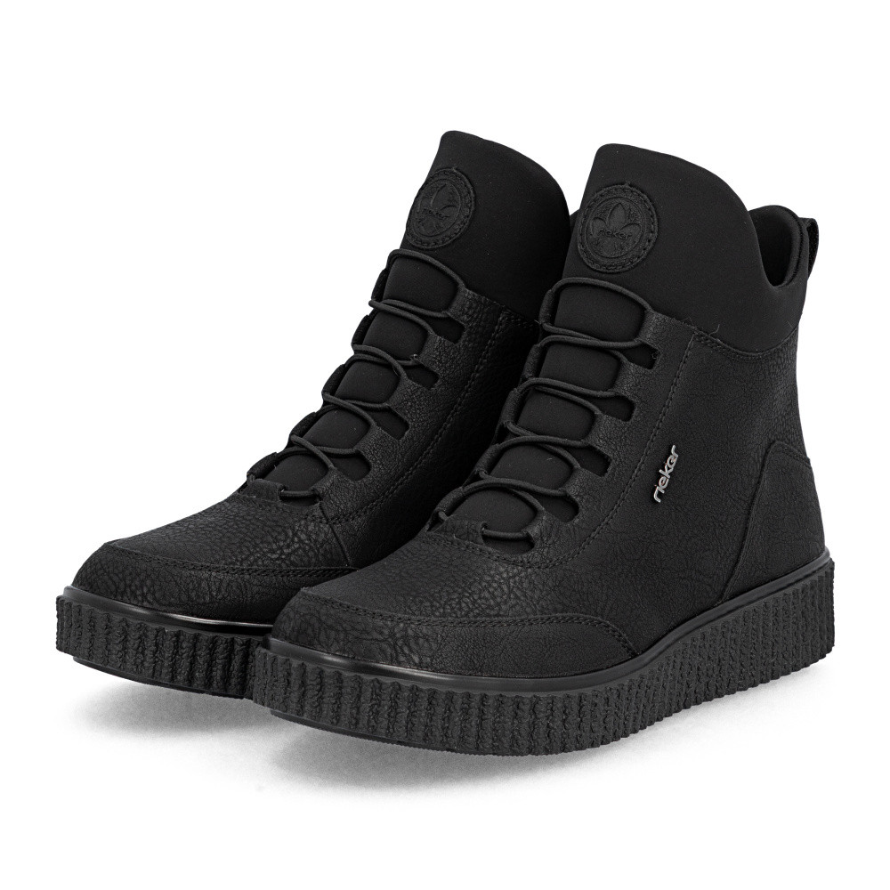 detail Dámská kotníková obuv RIEKER Y4363-00 černá W5